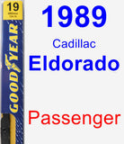 Passenger Wiper Blade for 1989 Cadillac Eldorado - Premium