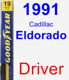 Driver Wiper Blade for 1991 Cadillac Eldorado - Premium