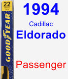 Passenger Wiper Blade for 1994 Cadillac Eldorado - Premium