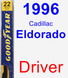 Driver Wiper Blade for 1996 Cadillac Eldorado - Premium