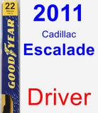 Driver Wiper Blade for 2011 Cadillac Escalade - Premium