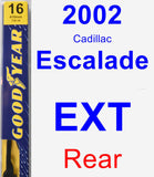 Rear Wiper Blade for 2002 Cadillac Escalade EXT - Premium