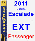 Passenger Wiper Blade for 2011 Cadillac Escalade EXT - Premium