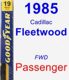Passenger Wiper Blade for 1985 Cadillac Fleetwood - Premium