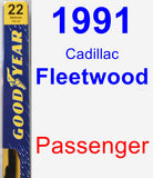 Passenger Wiper Blade for 1991 Cadillac Fleetwood - Premium