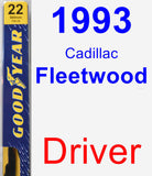 Driver Wiper Blade for 1993 Cadillac Fleetwood - Premium