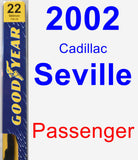 Passenger Wiper Blade for 2002 Cadillac Seville - Premium