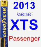 Passenger Wiper Blade for 2013 Cadillac XTS - Premium