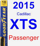 Passenger Wiper Blade for 2015 Cadillac XTS - Premium