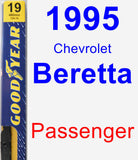 Passenger Wiper Blade for 1995 Chevrolet Beretta - Premium