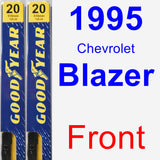 Front Wiper Blade Pack for 1995 Chevrolet Blazer - Premium