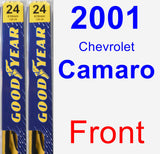 Front Wiper Blade Pack for 2001 Chevrolet Camaro - Premium