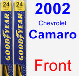 Front Wiper Blade Pack for 2002 Chevrolet Camaro - Premium