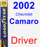 Driver Wiper Blade for 2002 Chevrolet Camaro - Premium