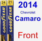 Front Wiper Blade Pack for 2014 Chevrolet Camaro - Premium