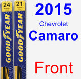 Front Wiper Blade Pack for 2015 Chevrolet Camaro - Premium