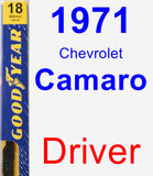 Driver Wiper Blade for 1971 Chevrolet Camaro - Premium