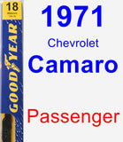 Passenger Wiper Blade for 1971 Chevrolet Camaro - Premium