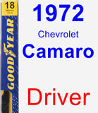 Driver Wiper Blade for 1972 Chevrolet Camaro - Premium
