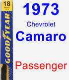 Passenger Wiper Blade for 1973 Chevrolet Camaro - Premium
