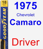 Driver Wiper Blade for 1975 Chevrolet Camaro - Premium