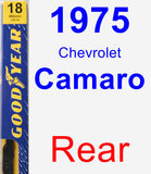Rear Wiper Blade for 1975 Chevrolet Camaro - Premium