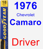 Driver Wiper Blade for 1976 Chevrolet Camaro - Premium