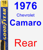 Rear Wiper Blade for 1976 Chevrolet Camaro - Premium