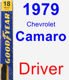 Driver Wiper Blade for 1979 Chevrolet Camaro - Premium