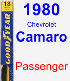 Passenger Wiper Blade for 1980 Chevrolet Camaro - Premium