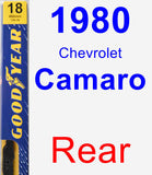 Rear Wiper Blade for 1980 Chevrolet Camaro - Premium