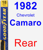 Rear Wiper Blade for 1982 Chevrolet Camaro - Premium