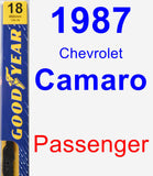 Passenger Wiper Blade for 1987 Chevrolet Camaro - Premium