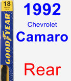 Rear Wiper Blade for 1992 Chevrolet Camaro - Premium