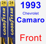 Front Wiper Blade Pack for 1993 Chevrolet Camaro - Premium