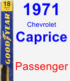 Passenger Wiper Blade for 1971 Chevrolet Caprice - Premium