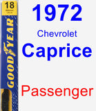 Passenger Wiper Blade for 1972 Chevrolet Caprice - Premium