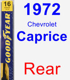 Rear Wiper Blade for 1972 Chevrolet Caprice - Premium