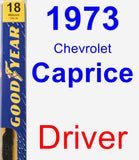 Driver Wiper Blade for 1973 Chevrolet Caprice - Premium