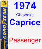 Passenger Wiper Blade for 1974 Chevrolet Caprice - Premium