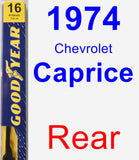 Rear Wiper Blade for 1974 Chevrolet Caprice - Premium