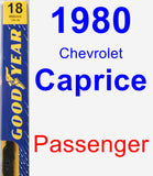 Passenger Wiper Blade for 1980 Chevrolet Caprice - Premium