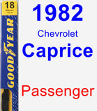 Passenger Wiper Blade for 1982 Chevrolet Caprice - Premium