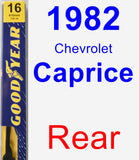 Rear Wiper Blade for 1982 Chevrolet Caprice - Premium