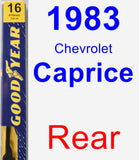 Rear Wiper Blade for 1983 Chevrolet Caprice - Premium