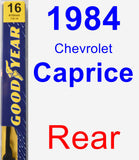 Rear Wiper Blade for 1984 Chevrolet Caprice - Premium