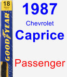 Passenger Wiper Blade for 1987 Chevrolet Caprice - Premium