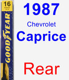 Rear Wiper Blade for 1987 Chevrolet Caprice - Premium