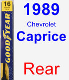 Rear Wiper Blade for 1989 Chevrolet Caprice - Premium