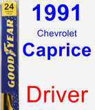 Driver Wiper Blade for 1991 Chevrolet Caprice - Premium